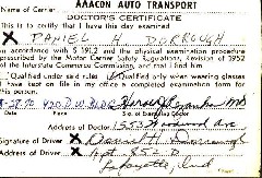AAACON car Detroit Documents drove Family Friends from LA Dan Dorrough Permit we When